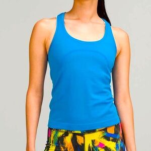LULULEMON SWIFTLY TECH RACERBACK TANK TOP *RACE LENGTH - Size 8 - Poolside Blue